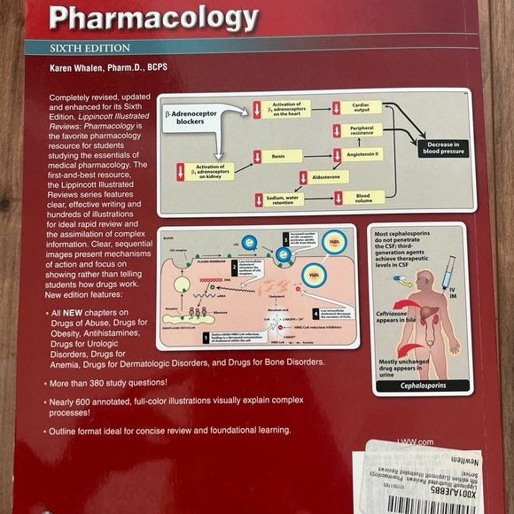 Lippincott Pharmacology sixth Edition - Picture 2 of 2